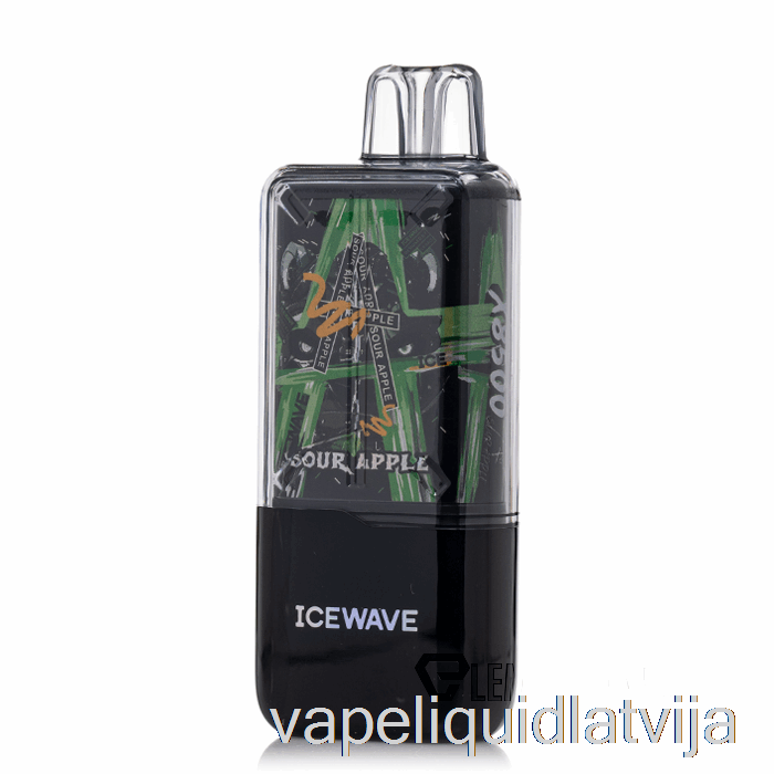 Icewave X8500 Vienreizējās Lietošanas Skābo ābolu Vape šķidrums